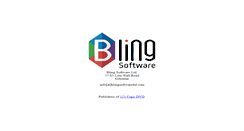 Desktop Screenshot of blingsoftwareltd.com